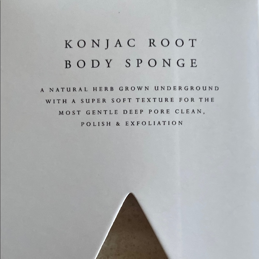 NWOT Nash Jones Konjac Root Body Sponge - Picture 2 of 4